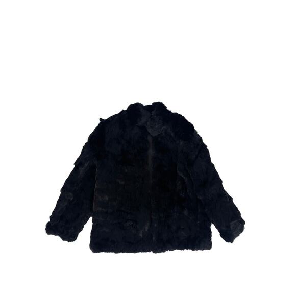 Somerset Furs Real Rabbit Fur Coat - Picture 6 of 10